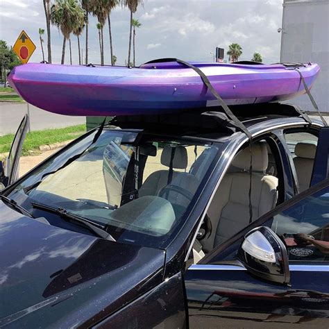 Pair Of Universal Soft Roof Rack Kayak Surfboard Universal For Car Suv