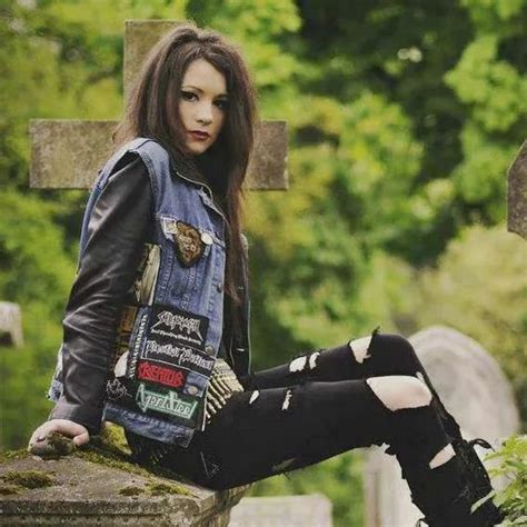 Heavy Metal Fashion Metal Girl Outfit Metal Girl Style