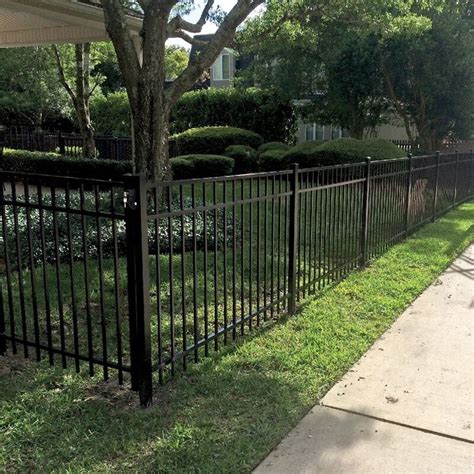 fencing aluminum fence landscaping fence design metal fence