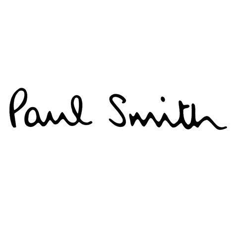 The Word Paul Smith Written In Black Ink