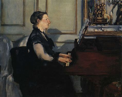 Madame Manet Au Piano Édouard Manet 1868 Manet Edouard Manet Morisot