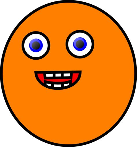 Orangeface Clip Art At Vector Clip Art Online Royalty Free