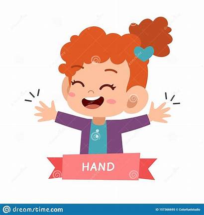 Body Kid Pointing Clipart Cartoon Dreamstime Character