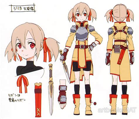 Sword Art Online Artbooksnat The Original Character Designs By