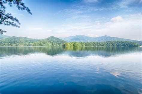 Lake Santeetlah In Great Smoky Mountains Photograph By Alex Grichenko
