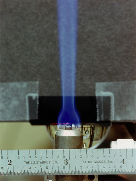 Bunsen Burner Flame Photograph By Us Department Of Energyscience Photo