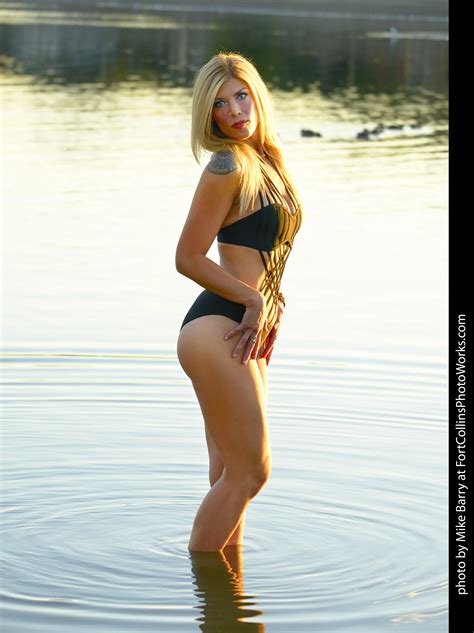 Mandy At Lake Loveland In A Black Bikini Fort Collins Photo Works