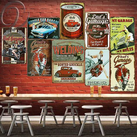 signs and plaques vintage advertising wall tin plaque 20x15cm always gin o clock fun drinking pub