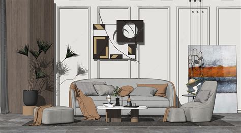 Free Living Room 3d Models 38 Sketchup