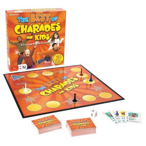 Best Of Kids Charades Board Game Charades For Kids Charades Kids
