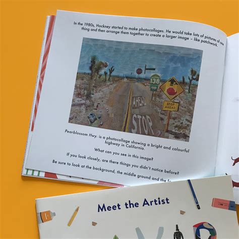Meet The Artist David Hockney Activity Book Mini Mad Things