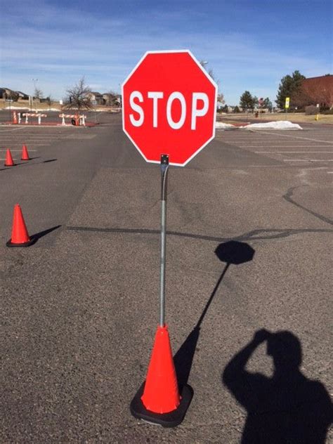 Portable Stop Sign Item 164 Student Driver Products