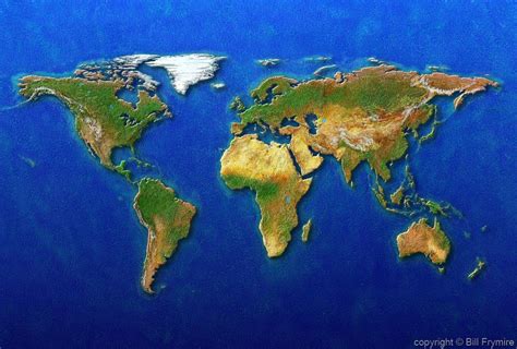 Map Of The World Realistic 88 World Maps