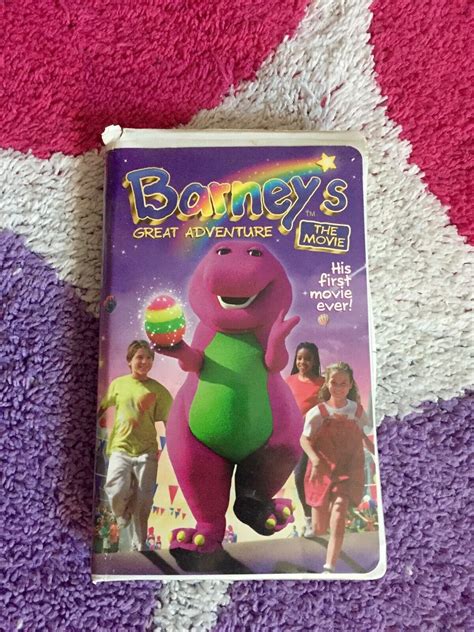 Barney Barneys First Adventures Vhs 1998 Extremely Rare Htf Vhs