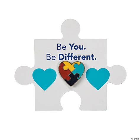 Autism Heart Pins On Card Discontinued