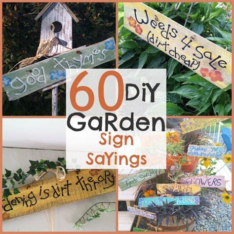 Below you will find 47 cute and easy diy garden craft ideas you can make in a snap to add a pop of personality to your yard. DIY Garden Signs and Garden Sign Sayings - | Garden signs ...