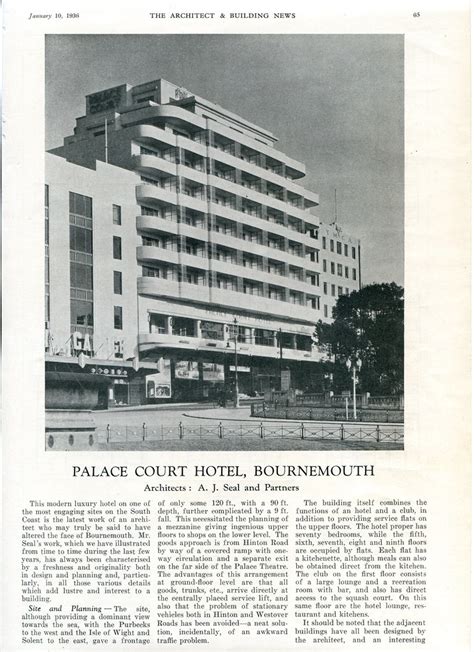Palace Court Hotel Westover Road Bournemouth Dorset Flickr