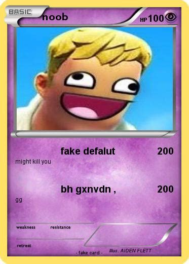 Pokémon Noob 1051 1051 Fake Defalut My Pokemon Card