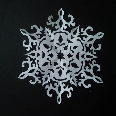 How To Make Paper Snowflake 5 Beautiful Snowflake Pattern For