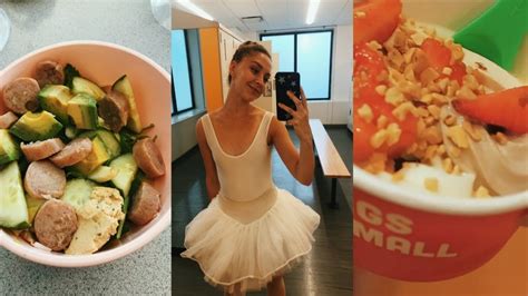 What I Eat In A Day While Doing Ballet 5 Hours A Day Youtube