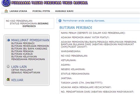 This website enables malaysian to check their immigration status on application for passport and travelling overseas. Blog Dunia Doliyka: Mari La Mari - Isi Ptptn Kali Kedua
