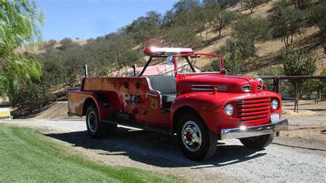 1950 Ford Fire Truck T52 Anaheim 2013