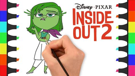 Inside Out Disgust Coloring Pages Coloring Disgust From Inside Out