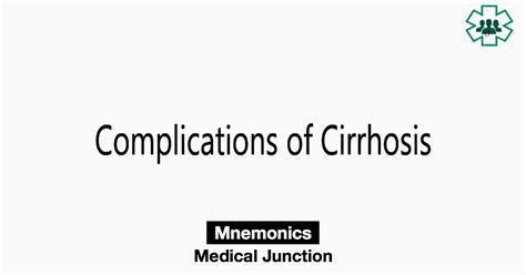Complications Of Cirrhosis Medical Junction