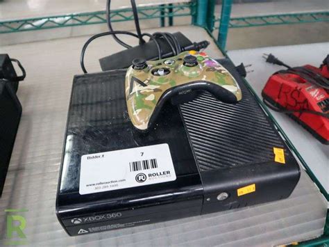 Xbox 360 E Model 1538 Console With 1 Remote And Power Cord Roller Auctions