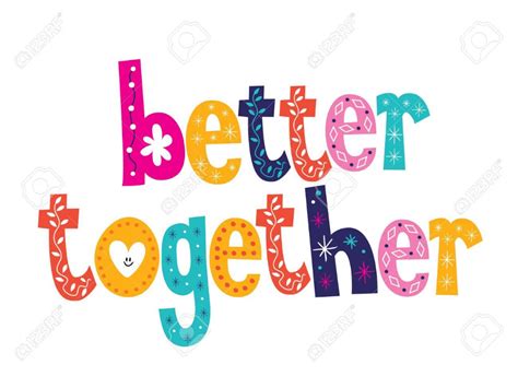 Better Together Stock Vector 33665250 Better Together Banner Printing School Shirts