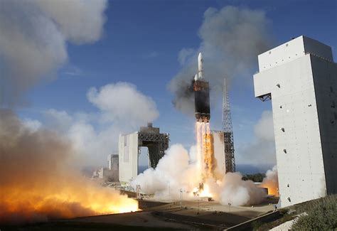 Massive Rocket Carrying Us Spy Satellite Launched From California