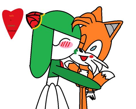 Do you like it? cosmo asked him. tails and cosmo kiss by vidiogamefreak on Newgrounds