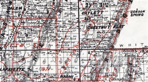 1893 Map Of Walker County Georgia Landowner Reprint Etsy