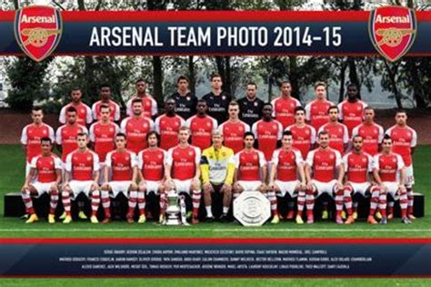 Arsenal Fc Full Squad Team Poster Uk Sports And Outdoors