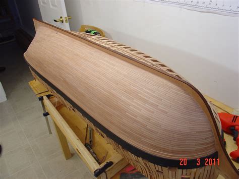 External Hull Planking Alex Ship Models In 2021 Wooden Model Boats