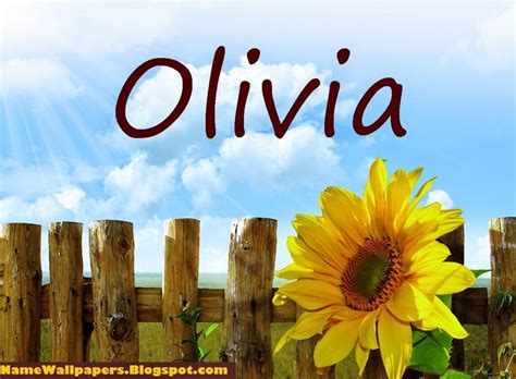 The Name Olivia Wallpaper Olivia Name Wallpapers Olivia ~ Name