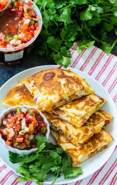 Chicken Bacon And Ranch Quesadillas Spicy Southern Kitchen