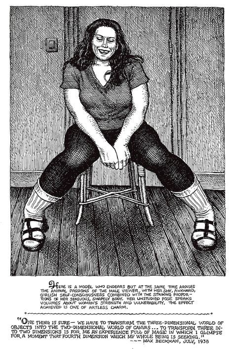 Robert Crumb From Art And Beauty Magazine 2 2003 Womans