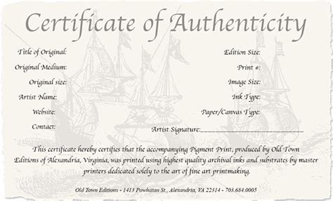 This is useful if you're doing limited edition print. How To Create A Certificate Of Authenticity For Your Photography