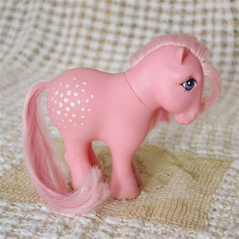 Vintage My Little Pony Cotton Candy Collectors Rose Pink Earth Pony