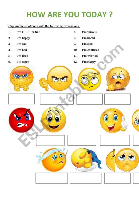 How Are You Today Worksheet Apprendreanglaisapprendreanglaisenfant 2be