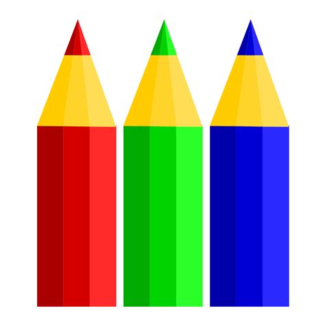 Onlinelabels Clip Art Pencils