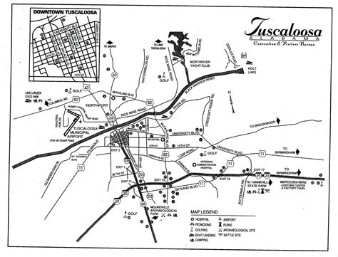 Tuscaloosa Map Tuscaloosa Al • Mappery