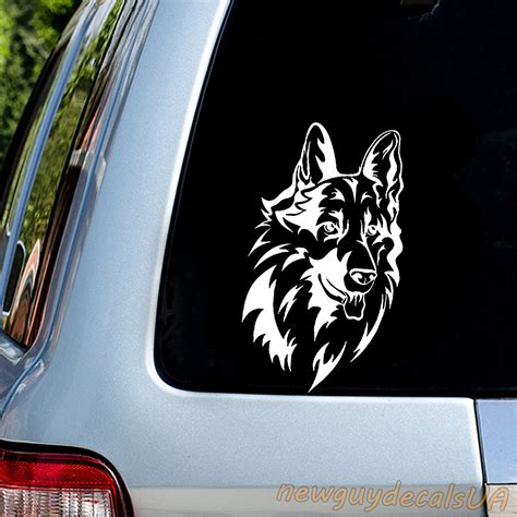 German Shepherd Car Window Sticker Laptop Decal Vinyl Quality Sticker