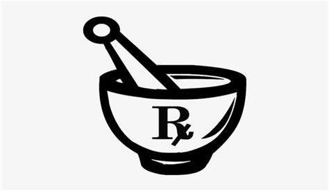 Download Free Mortar And Pestle Clipart Rx Logo Pharmacy Symbol Clip