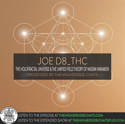 Joe D8 Thc The Holofractal Universe And The Unified Field Theory Of Nassim Haramein • The