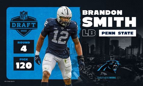 2022 Nfl Draft Panthers Select Penn State Lb Brandon Smith