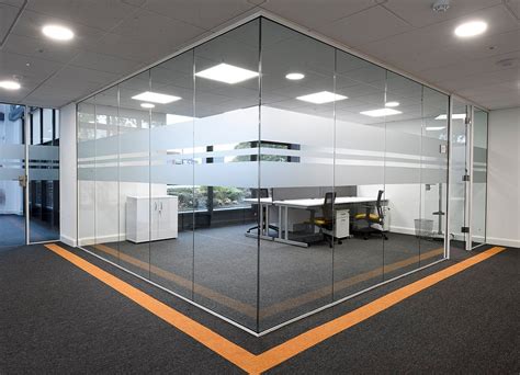 Glass Cubicle Partitions For Arrow Property Services Office Partitions