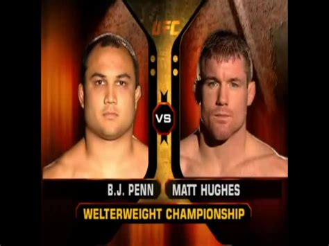 BJ Penn Vs Matt Hughes Full Fight UFC 46 Part 1 MMA Video
