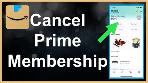 How To Cancel Amazon Prime Membership Youtube